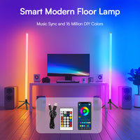 360 Colorfull Floor Atmosphere Light RGB Full Luminous Music Rhythm Pickup Light Bedroom Living Room
