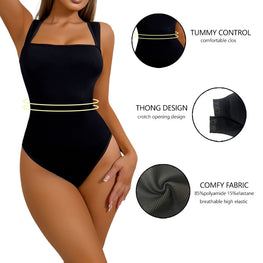 Vest Briefs All-In-One Body Shaper Waist and Hip Lifting One-Piece Tight and Seamless