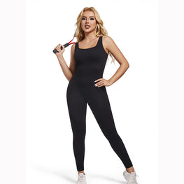 Belly-tucking Waist Vest One-piece Tunic Bodysuit