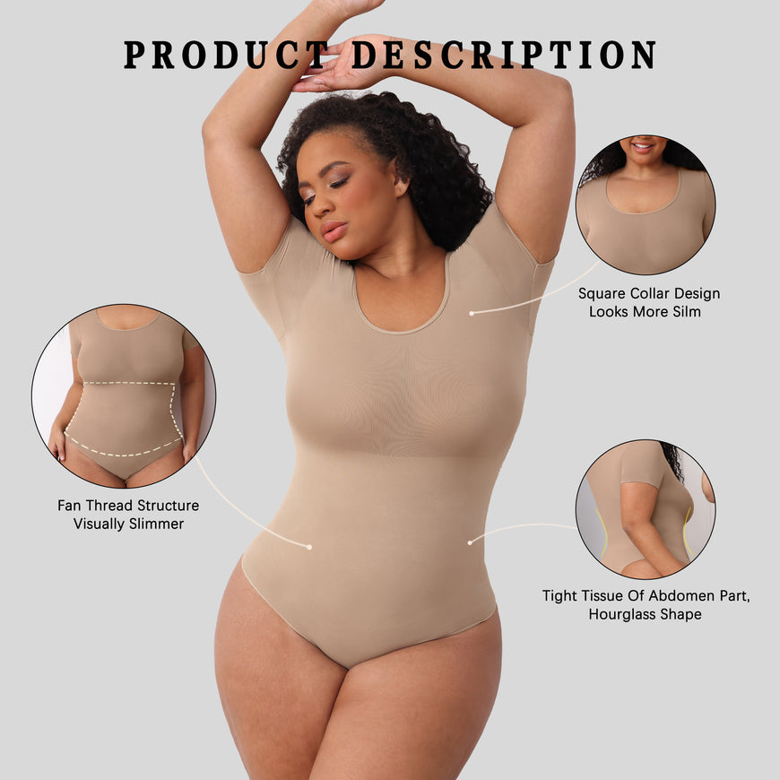 One-Piece Bodysuit Butt-Lifting and Tummy-Tucking Shapewear
