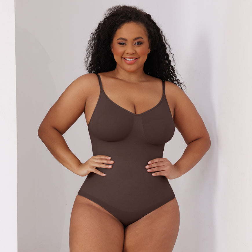 One-Piece Bodysuit Butt-Lifting and Tummy-Tucking Shapewear