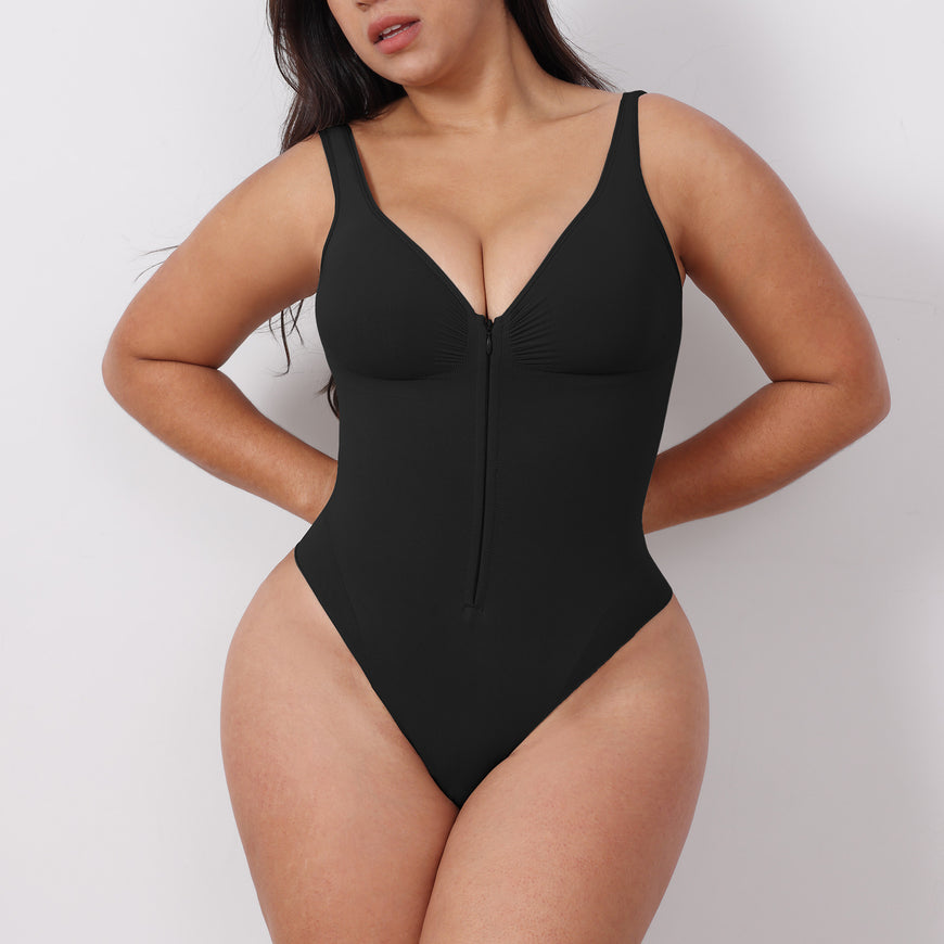 One-Piece Bodysuit Butt-Lifting and Tummy-Tucking Shapewear