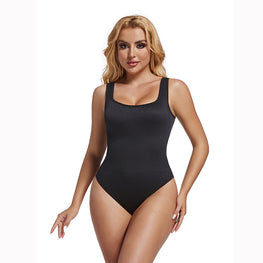Seamless body shaping waist tight jumpsuit