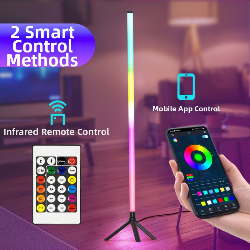 360 Colorfull Floor Atmosphere Light RGB Full Luminous Music Rhythm Pickup Light Bedroom Living Room